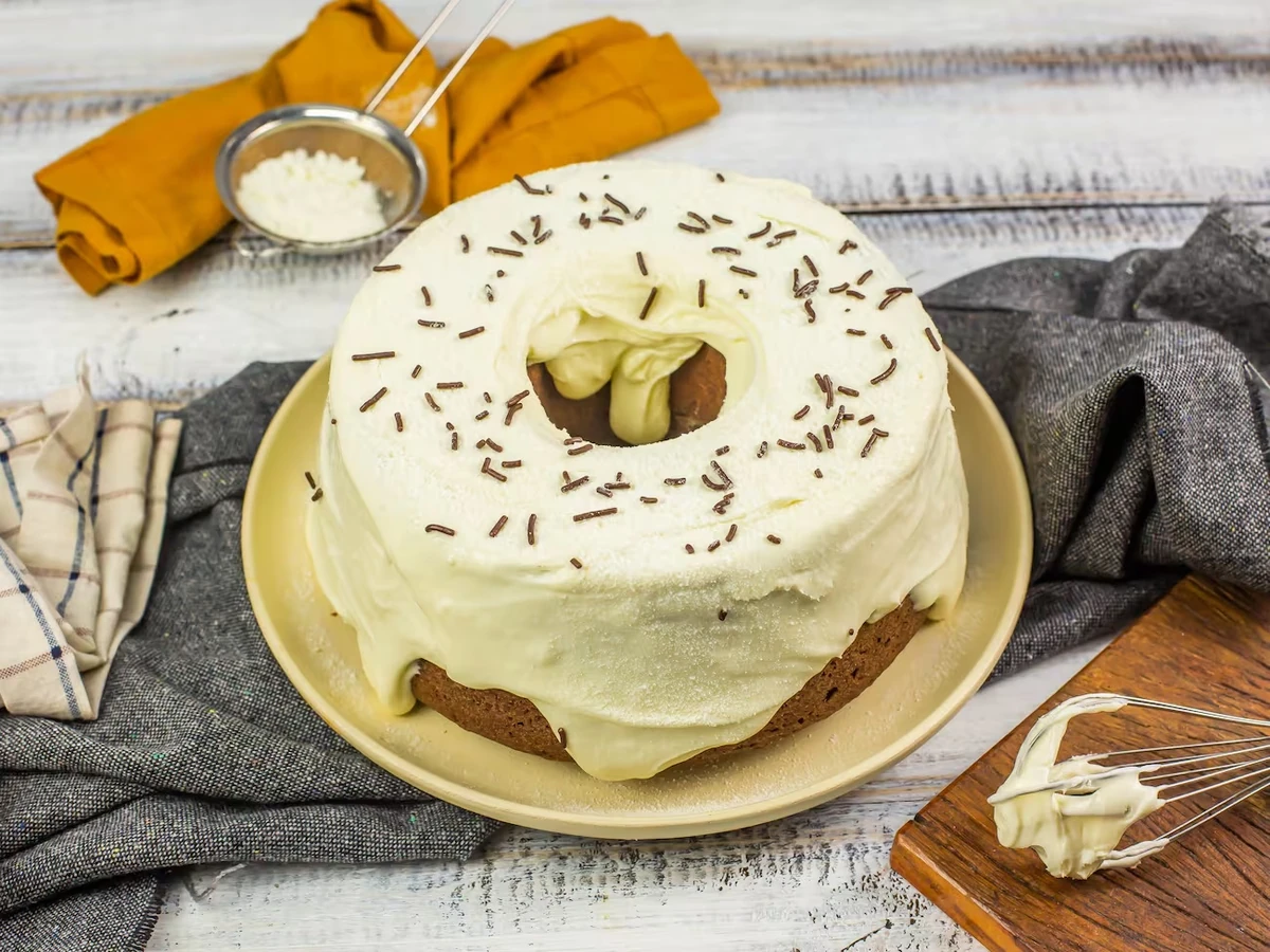 Bolo de chocolate com leite Ninho